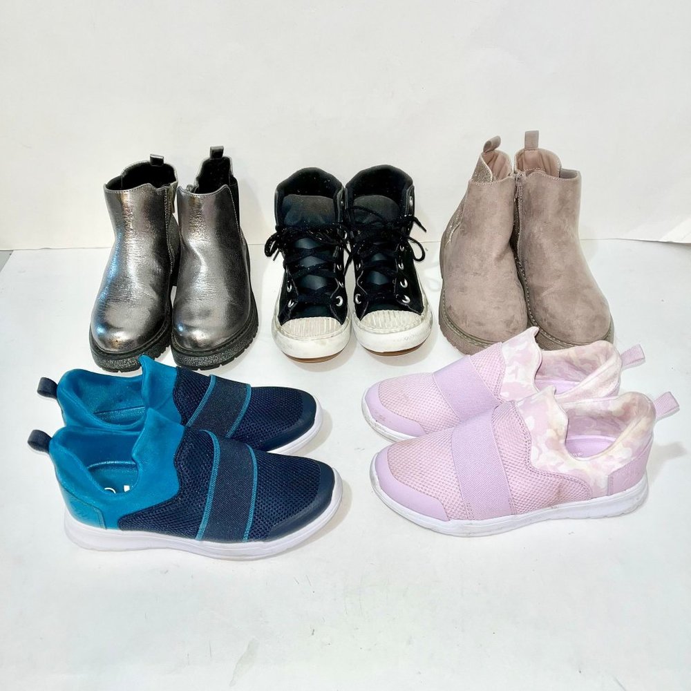 (5) Kids Size 3 Shoes Bundle/Lot Pre-Owned Great Condition STEVE MADDEN